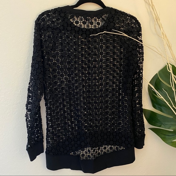 Pam & Gela Crochet Long Sleeve Top - Picture 6 of 7